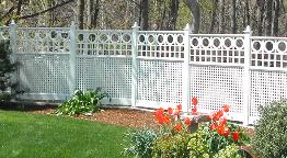 Lattice Privacy Fence & Circle Topper