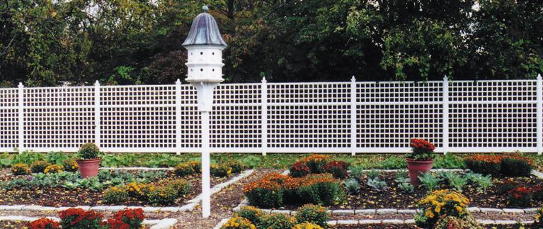 Trellis Fence makes a perfect garden enclosure