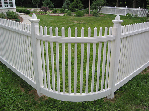 Radius Picket Fence